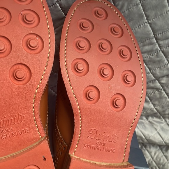 Loake 1880 Made in England Worton Brogues wingtip lace up dress shoes size 7 men - Picture 8 of 10